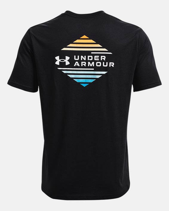 男士UA Outdoor Horizon短袖T恤, Black, pdpMainDesktop image number 5